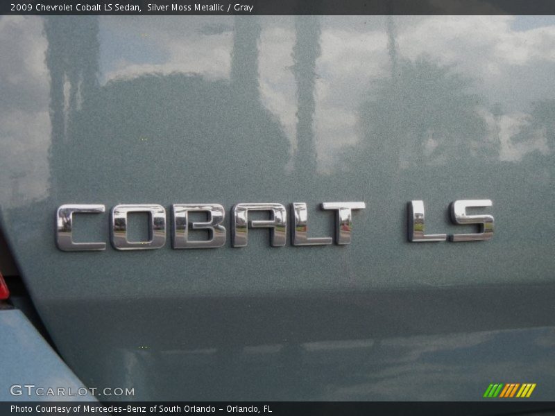Silver Moss Metallic / Gray 2009 Chevrolet Cobalt LS Sedan