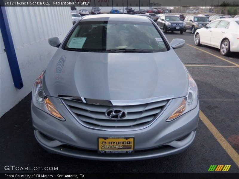 Radiant Silver / Gray 2012 Hyundai Sonata GLS