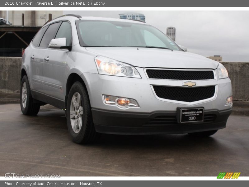 Silver Ice Metallic / Ebony 2010 Chevrolet Traverse LT