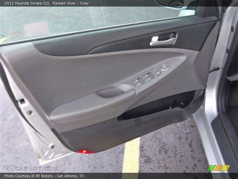 Radiant Silver / Gray 2012 Hyundai Sonata GLS