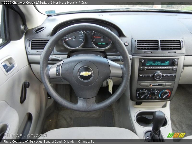 Silver Moss Metallic / Gray 2009 Chevrolet Cobalt LS Sedan