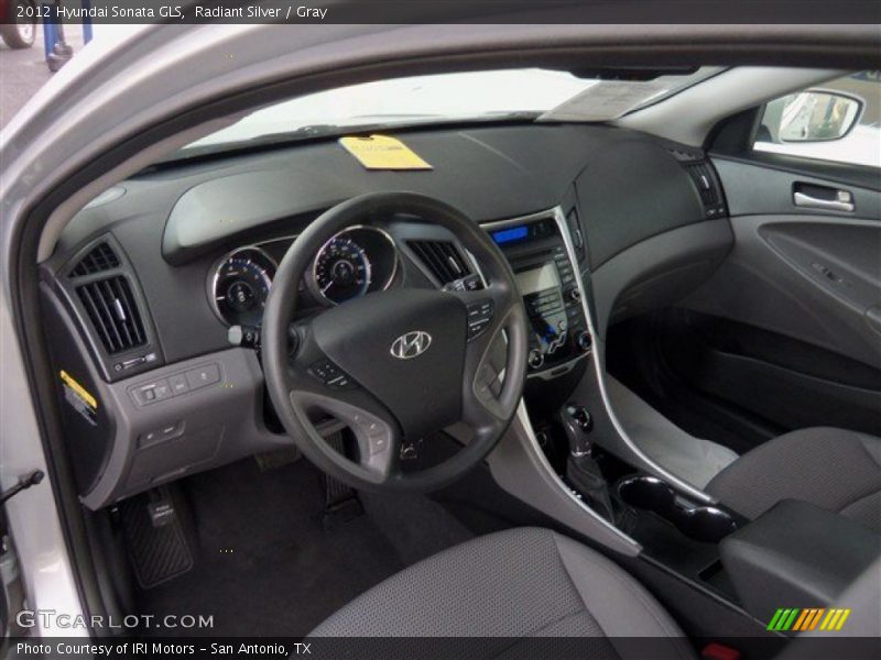 Radiant Silver / Gray 2012 Hyundai Sonata GLS