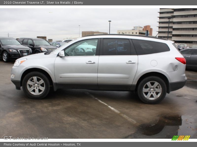 Silver Ice Metallic / Ebony 2010 Chevrolet Traverse LT