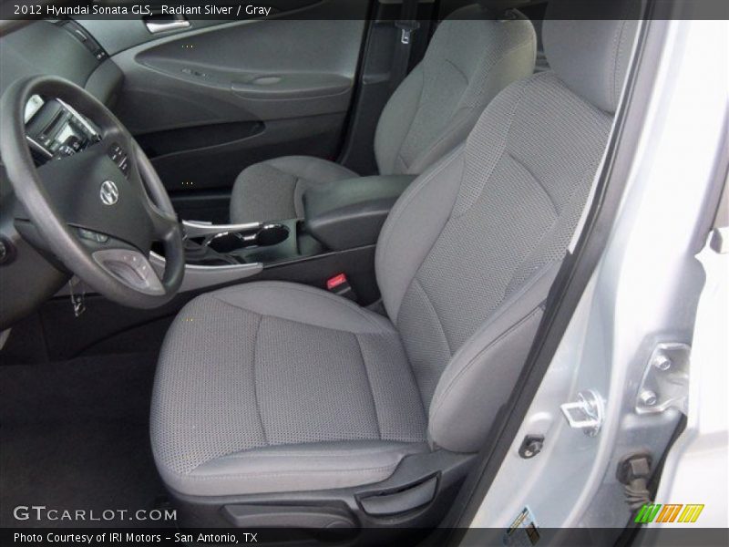 Radiant Silver / Gray 2012 Hyundai Sonata GLS