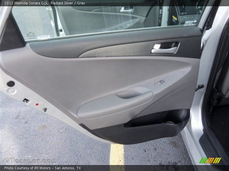 Radiant Silver / Gray 2012 Hyundai Sonata GLS