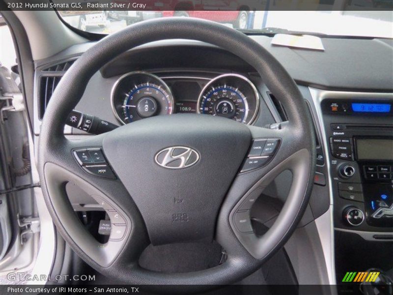Radiant Silver / Gray 2012 Hyundai Sonata GLS
