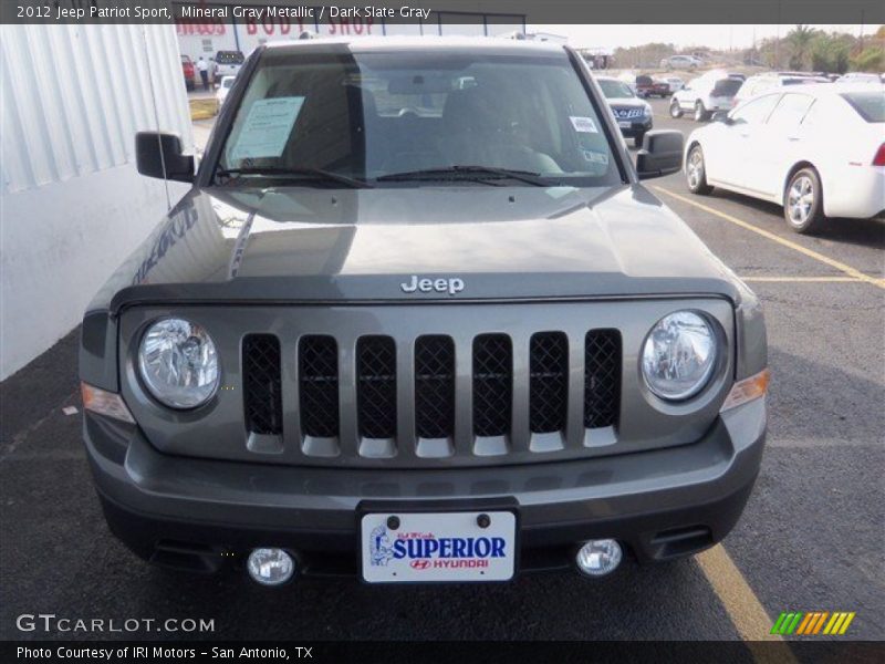 Mineral Gray Metallic / Dark Slate Gray 2012 Jeep Patriot Sport
