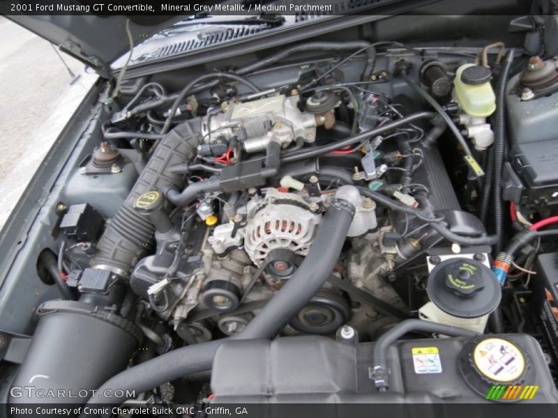  2001 Mustang GT Convertible Engine - 4.6 Liter SOHC 16-Valve V8