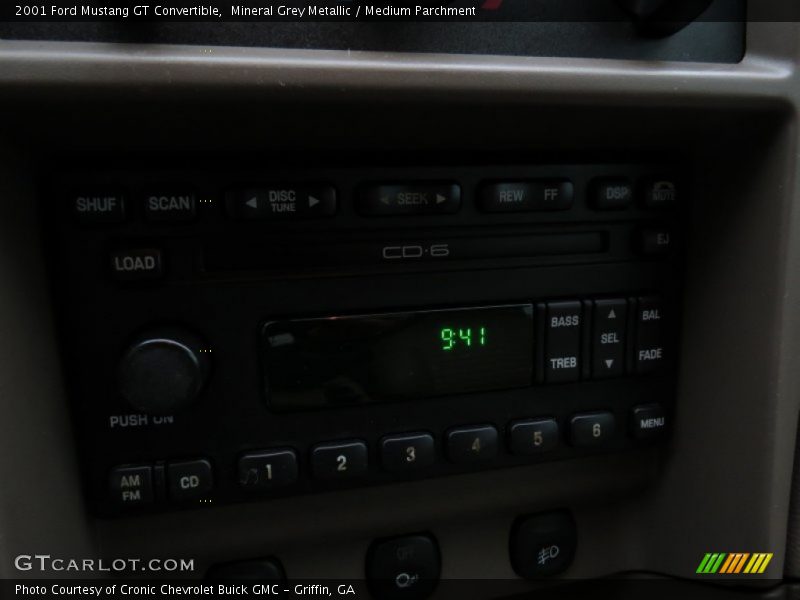 Mineral Grey Metallic / Medium Parchment 2001 Ford Mustang GT Convertible