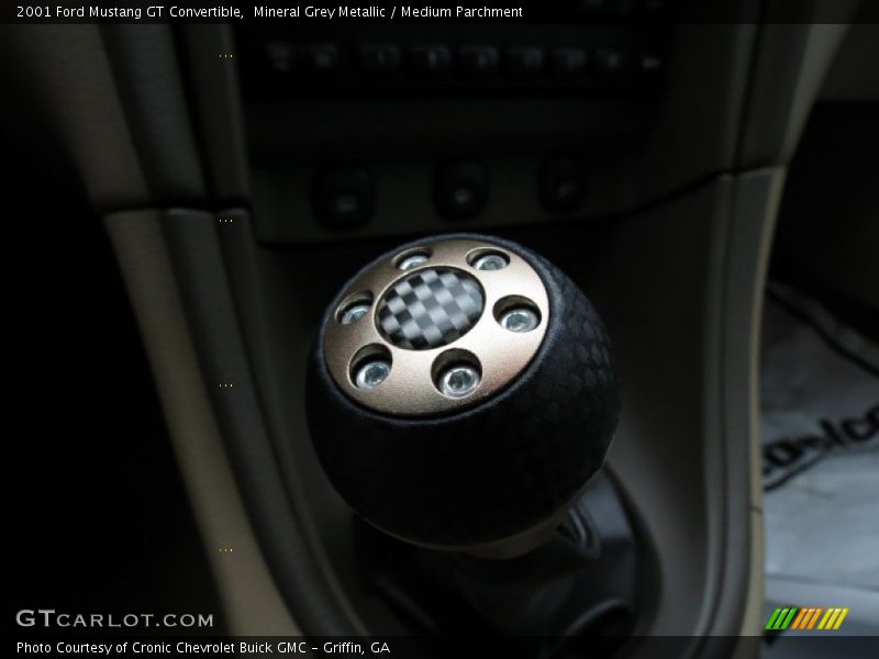 Mineral Grey Metallic / Medium Parchment 2001 Ford Mustang GT Convertible