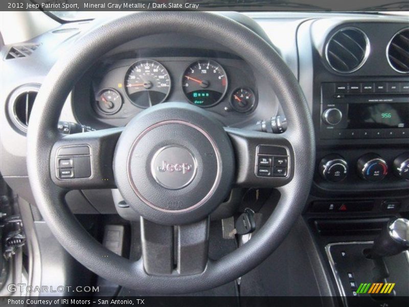 Mineral Gray Metallic / Dark Slate Gray 2012 Jeep Patriot Sport