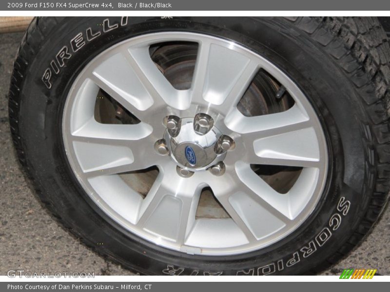 Black / Black/Black 2009 Ford F150 FX4 SuperCrew 4x4