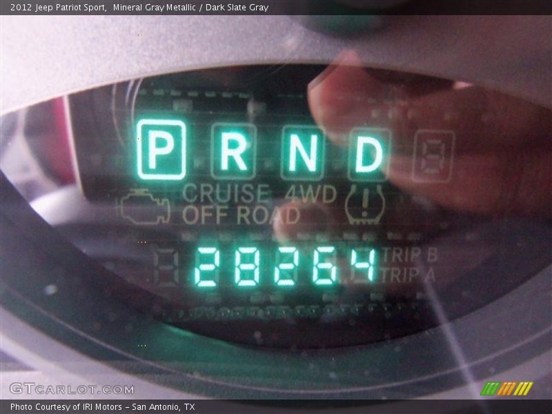 Mineral Gray Metallic / Dark Slate Gray 2012 Jeep Patriot Sport