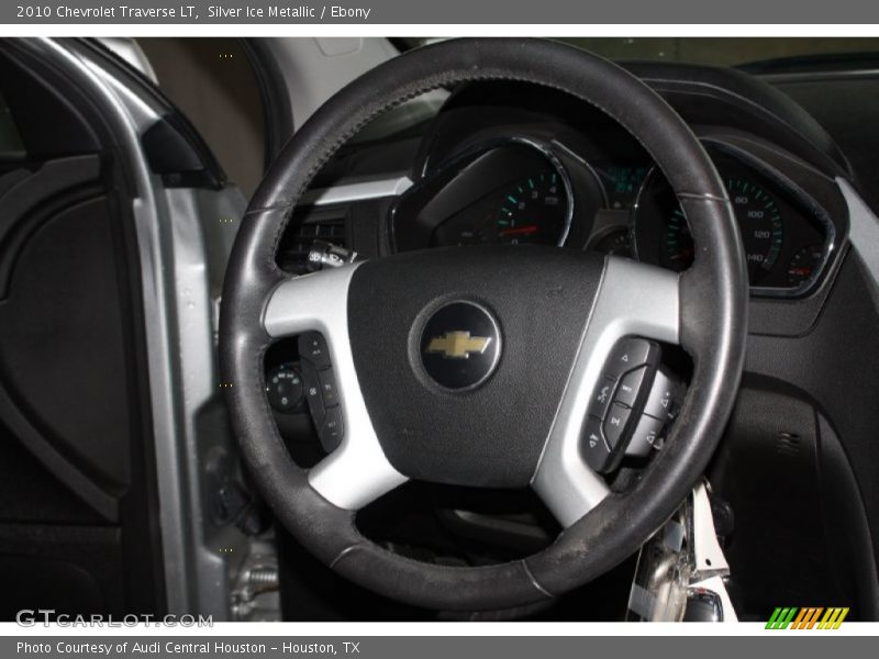 Silver Ice Metallic / Ebony 2010 Chevrolet Traverse LT