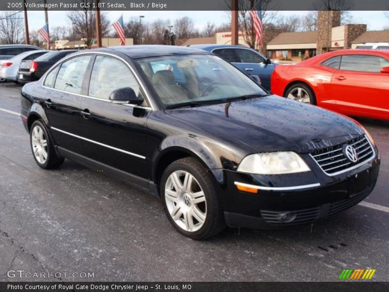 Black / Beige 2005 Volkswagen Passat GLS 1.8T Sedan