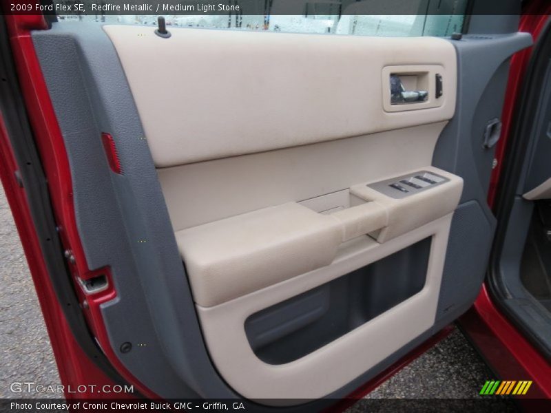 Redfire Metallic / Medium Light Stone 2009 Ford Flex SE