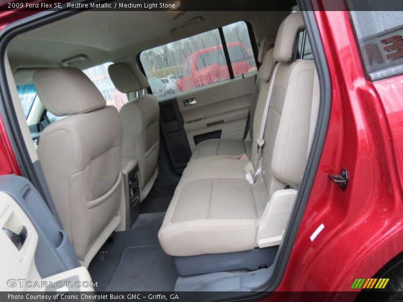 Redfire Metallic / Medium Light Stone 2009 Ford Flex SE
