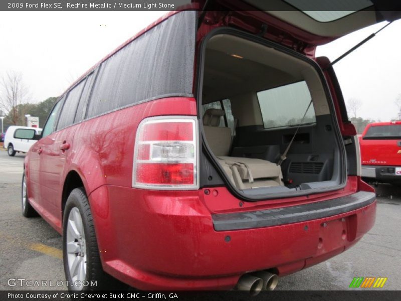 Redfire Metallic / Medium Light Stone 2009 Ford Flex SE