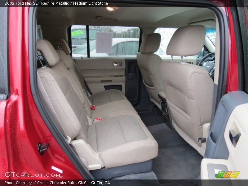 Redfire Metallic / Medium Light Stone 2009 Ford Flex SE