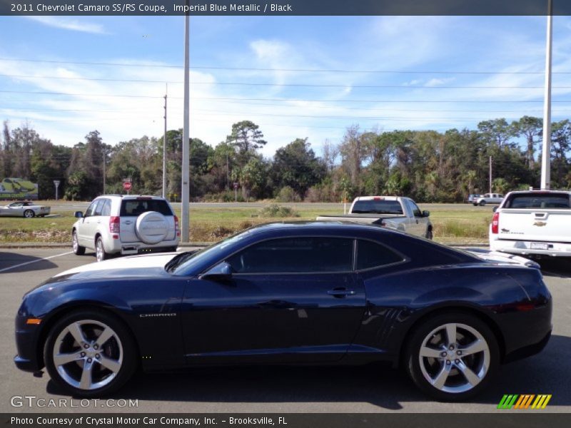 Imperial Blue Metallic / Black 2011 Chevrolet Camaro SS/RS Coupe