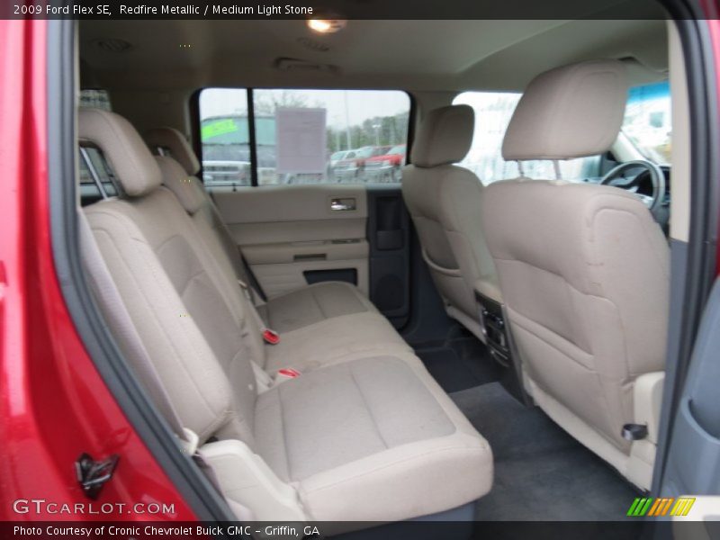 Redfire Metallic / Medium Light Stone 2009 Ford Flex SE