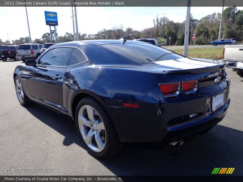 Imperial Blue Metallic / Black 2011 Chevrolet Camaro SS/RS Coupe