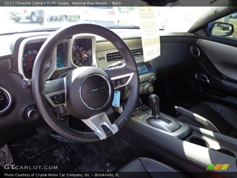 Imperial Blue Metallic / Black 2011 Chevrolet Camaro SS/RS Coupe