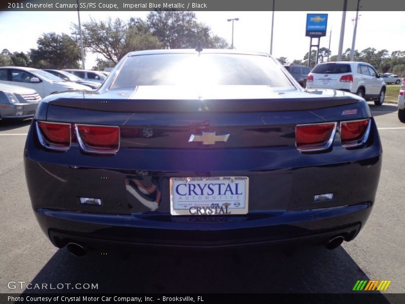 Imperial Blue Metallic / Black 2011 Chevrolet Camaro SS/RS Coupe