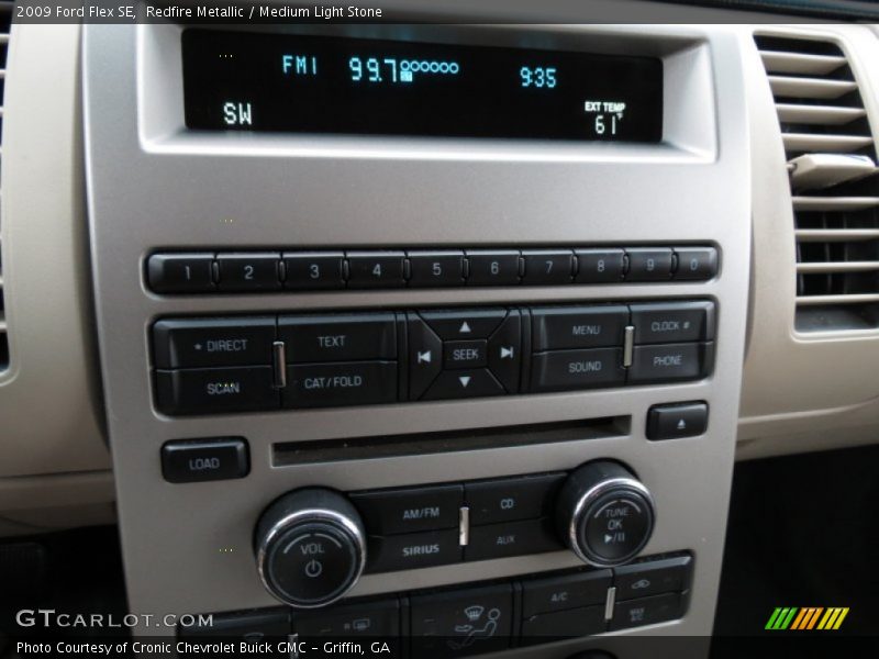 Redfire Metallic / Medium Light Stone 2009 Ford Flex SE