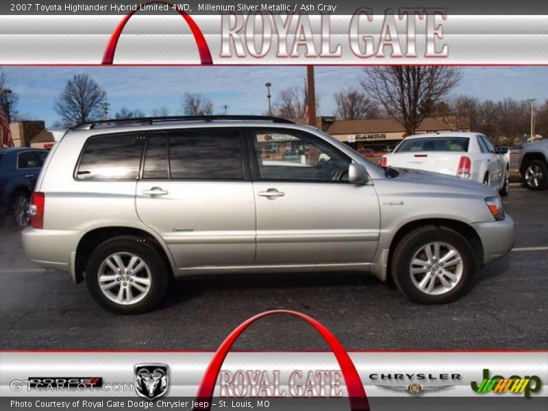 Millenium Silver Metallic / Ash Gray 2007 Toyota Highlander Hybrid Limited 4WD