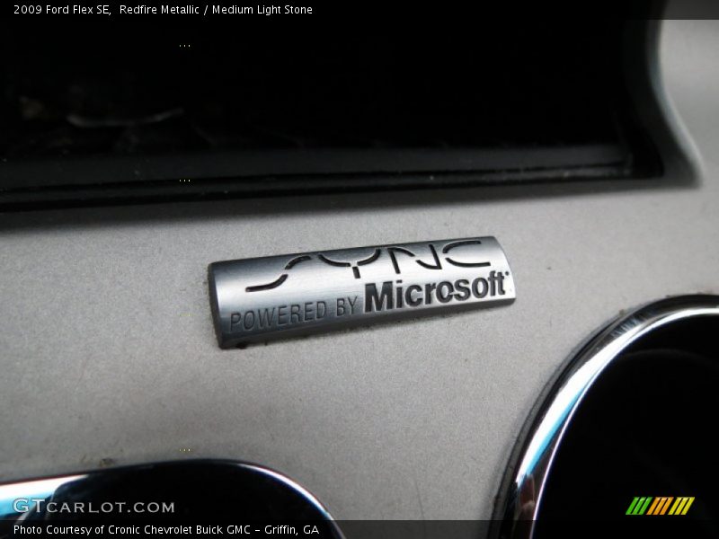 Redfire Metallic / Medium Light Stone 2009 Ford Flex SE
