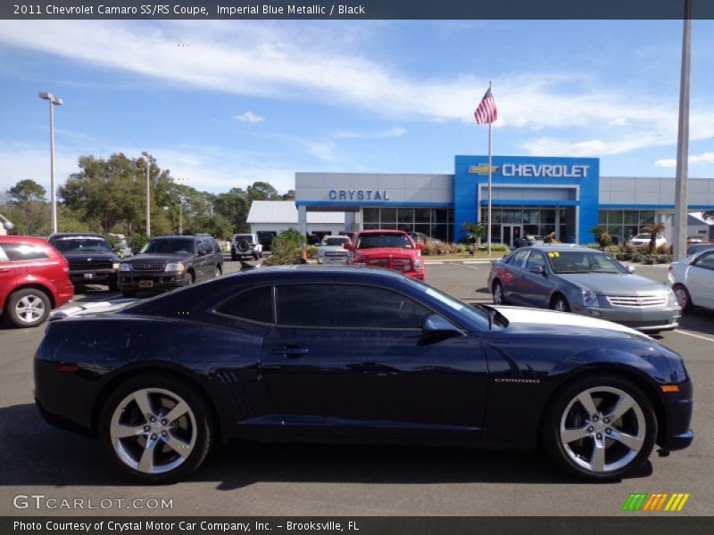 Imperial Blue Metallic / Black 2011 Chevrolet Camaro SS/RS Coupe