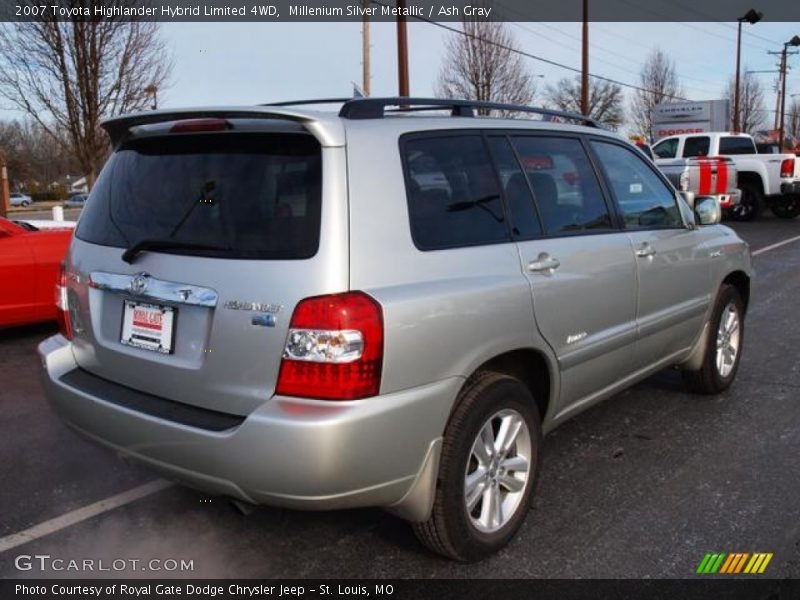 Millenium Silver Metallic / Ash Gray 2007 Toyota Highlander Hybrid Limited 4WD
