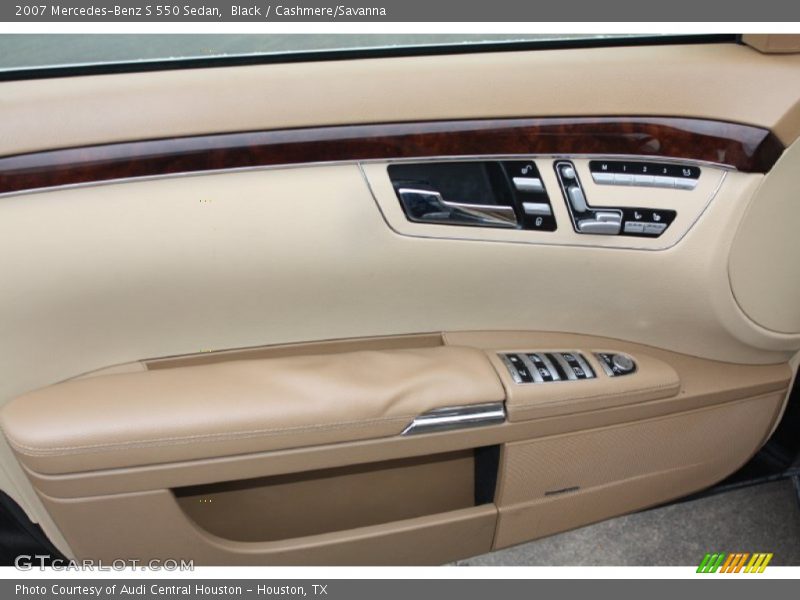 Black / Cashmere/Savanna 2007 Mercedes-Benz S 550 Sedan