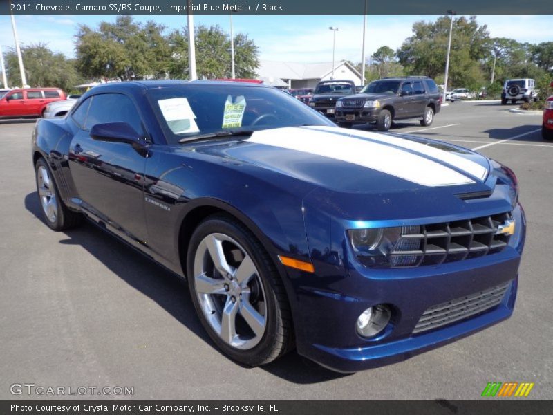 Imperial Blue Metallic / Black 2011 Chevrolet Camaro SS/RS Coupe