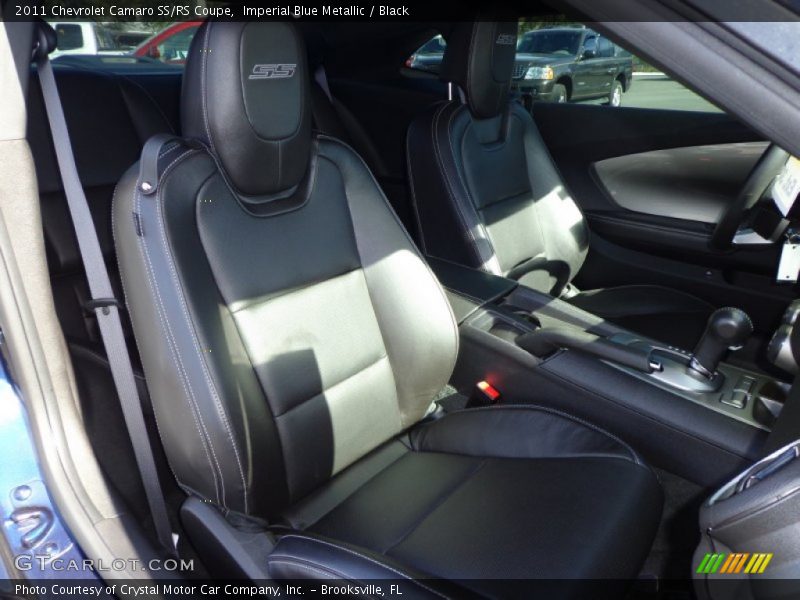 Imperial Blue Metallic / Black 2011 Chevrolet Camaro SS/RS Coupe