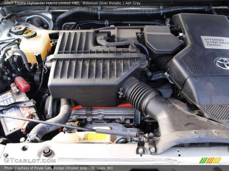 Millenium Silver Metallic / Ash Gray 2007 Toyota Highlander Hybrid Limited 4WD