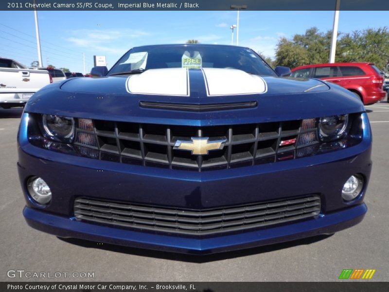Imperial Blue Metallic / Black 2011 Chevrolet Camaro SS/RS Coupe