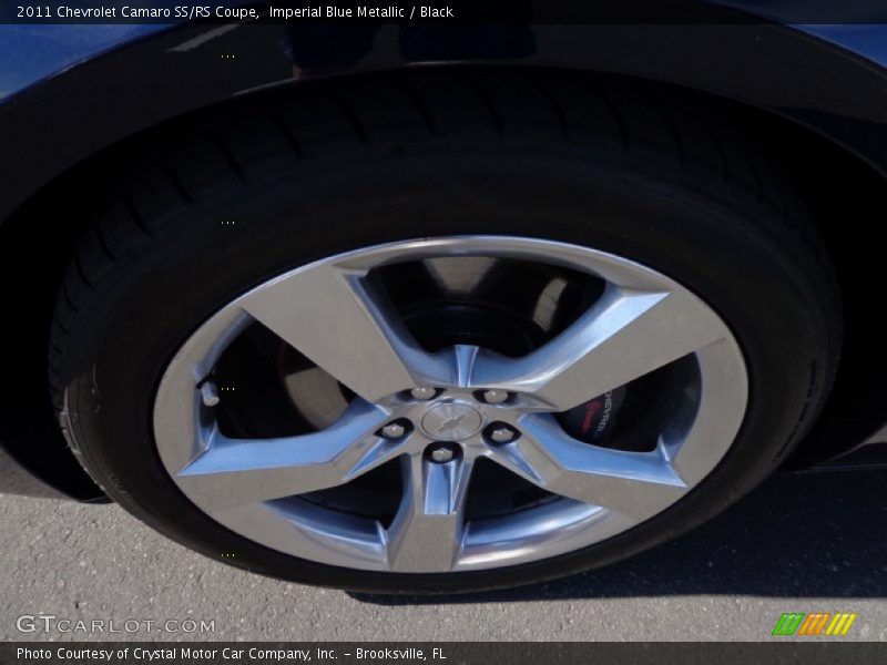 Imperial Blue Metallic / Black 2011 Chevrolet Camaro SS/RS Coupe