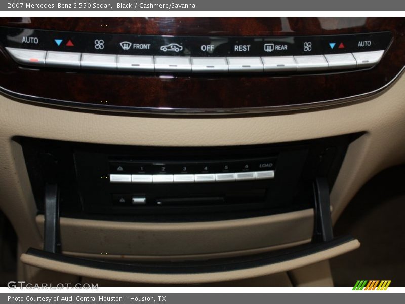 Black / Cashmere/Savanna 2007 Mercedes-Benz S 550 Sedan