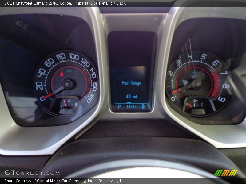 Imperial Blue Metallic / Black 2011 Chevrolet Camaro SS/RS Coupe