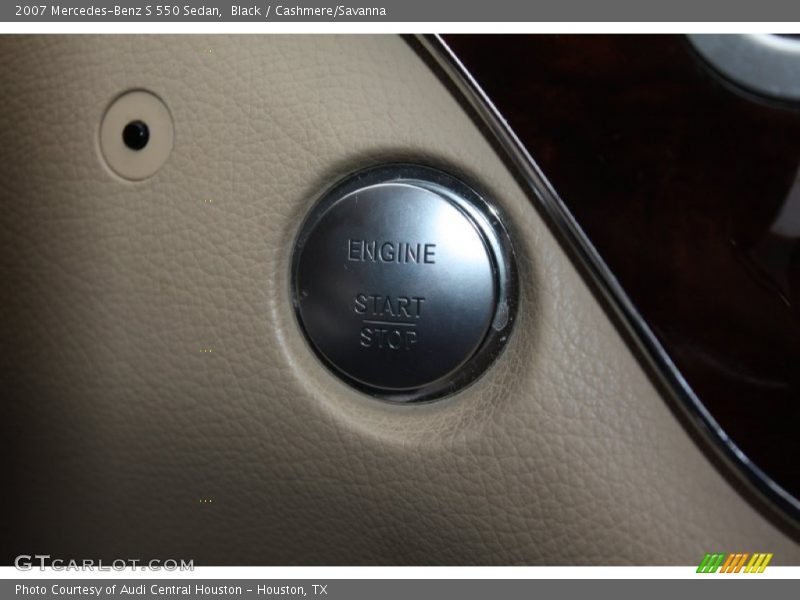 Black / Cashmere/Savanna 2007 Mercedes-Benz S 550 Sedan