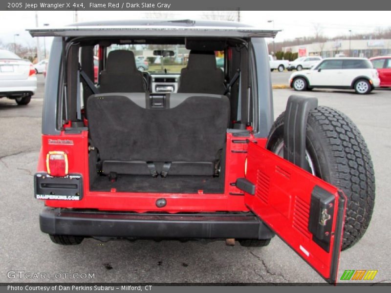 Flame Red / Dark Slate Gray 2005 Jeep Wrangler X 4x4