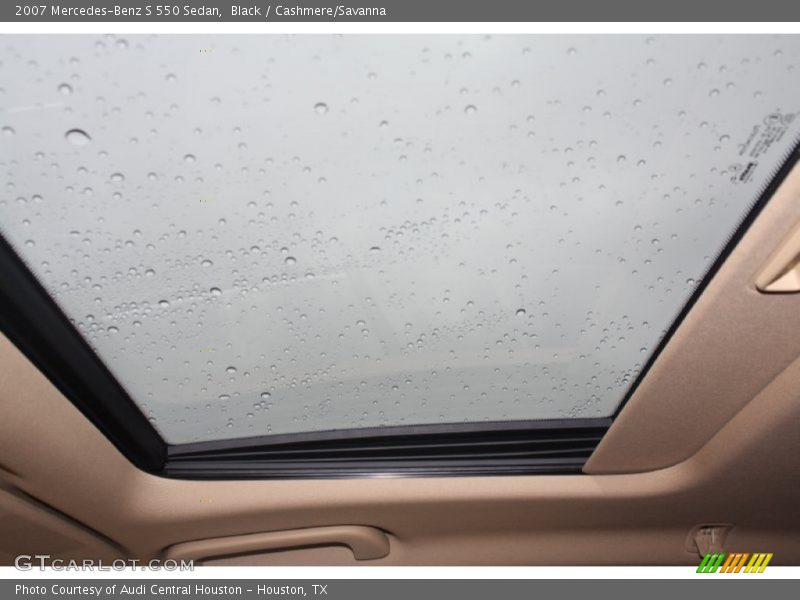 Black / Cashmere/Savanna 2007 Mercedes-Benz S 550 Sedan