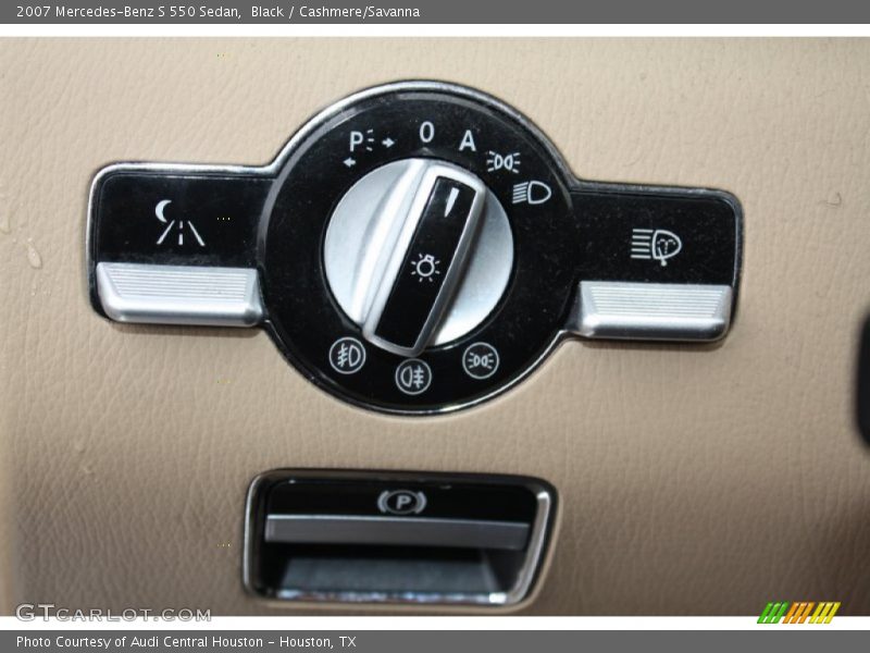 Black / Cashmere/Savanna 2007 Mercedes-Benz S 550 Sedan