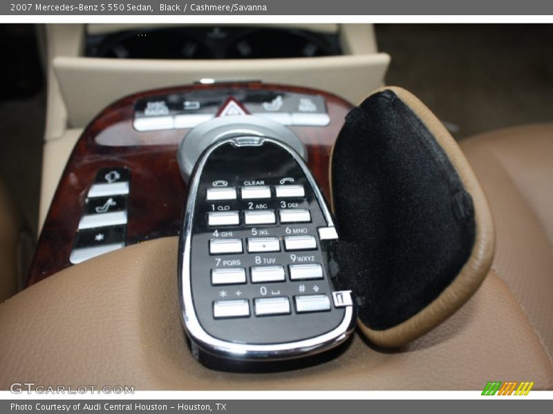 Black / Cashmere/Savanna 2007 Mercedes-Benz S 550 Sedan