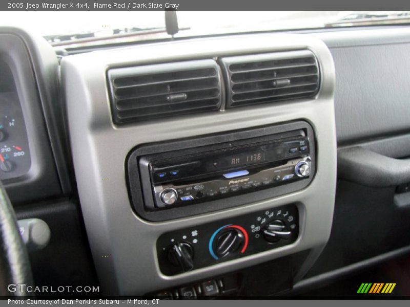 Flame Red / Dark Slate Gray 2005 Jeep Wrangler X 4x4