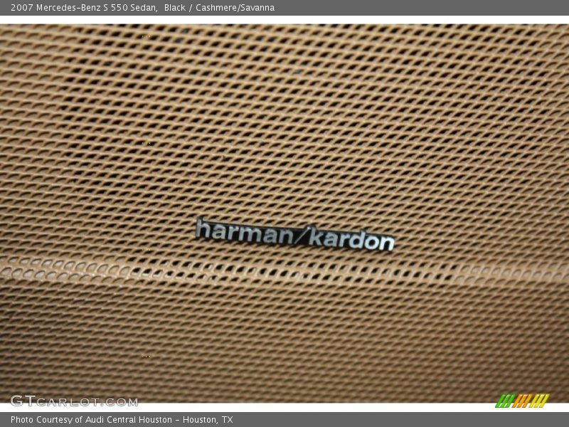 Black / Cashmere/Savanna 2007 Mercedes-Benz S 550 Sedan
