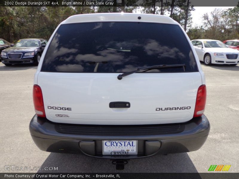 Bright White / Dark Slate Gray 2002 Dodge Durango SXT 4x4
