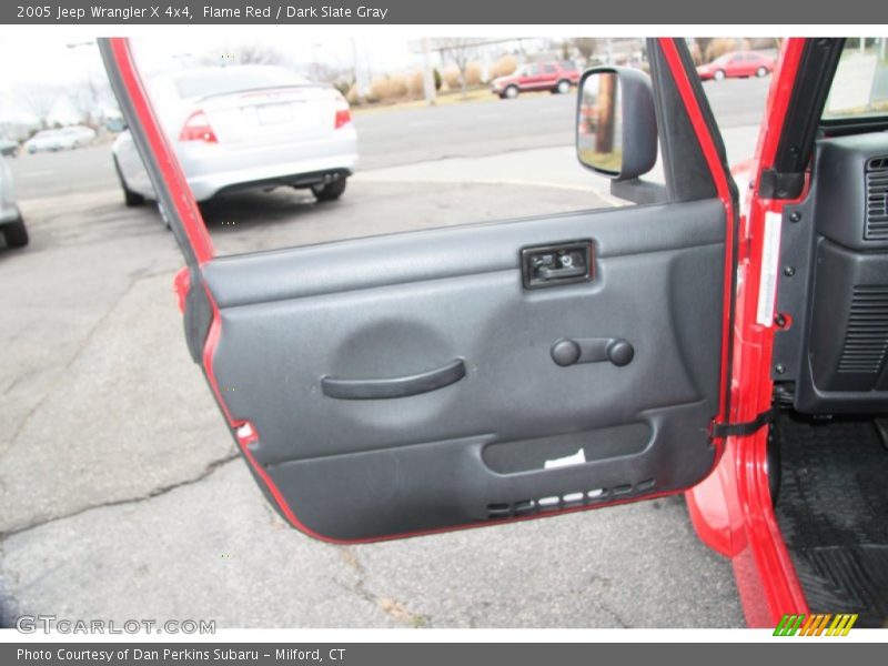 Flame Red / Dark Slate Gray 2005 Jeep Wrangler X 4x4
